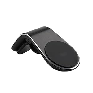 LAX Gadgets Magnetic Car Vent Phone Mount – Universal Car Vent Phone Holder Clip Compatible with All Smartphones iPhone/Samsung/Nokia/LG/Sony/Huawei, Black