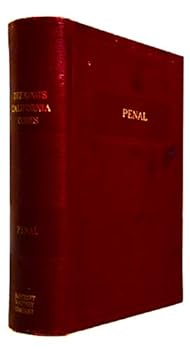 Hardcover Deering's California Penal Code Book