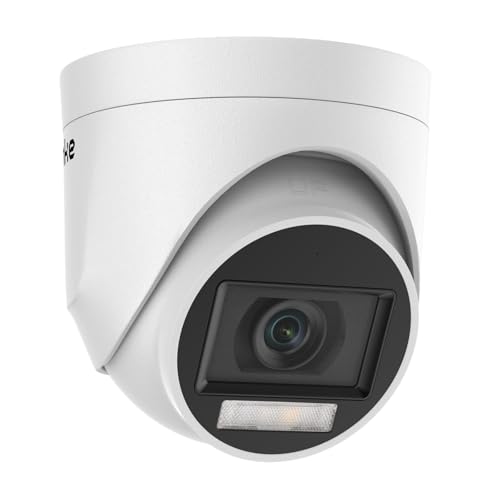 ANNKE 3K (2960 x 1665), telecamera aggiuntiva TVI cablata con microfono incorporato, visione notturna intelligente con doppia luce, obiettivo da 2,8 mm, per videosorveglianza interna ed esterna, IP67