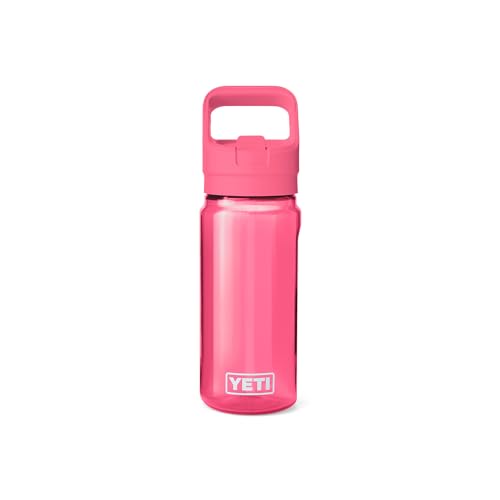 Image of YETI Yonder 600 ml /20 oz Water Bottle with Yonder Straw Cap, Tropical Pink