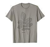 Photo Gallery t-shirt vintage con foglie di albero di noce maglietta Photo Gallery t-shirt vintage con foglie di albero di noce maglietta