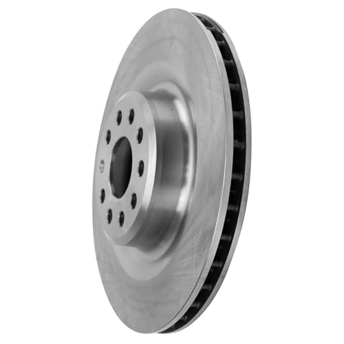 Image of Detroit Axle - Rear Brake Kit for 2017-2021 Tesla Model S Model X, Disc Brake Rotors 2018 2019 2020 Ceramic Brakes Pads with Hardware Replacement : 14.37 inch inch Rotors