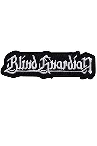 Blind Guardian Silver Red Patch Badge Embroidered Iron on Applique Patch Accessory