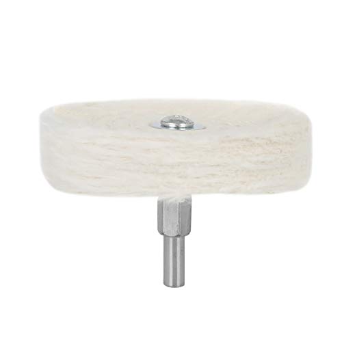 X AUTOHAUX Coche Pulido Almohadilla T-Forma Rueda Pulido Almohadilla para Taladro con 6mm Manija