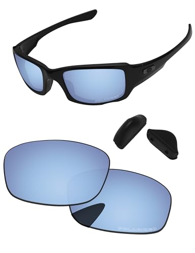 Image of Replacement Lenses & Nose Pads for Oakley Fives Squared(4+1) OO9238 54mm - Precise Fit, UV Block, Impact Resistant