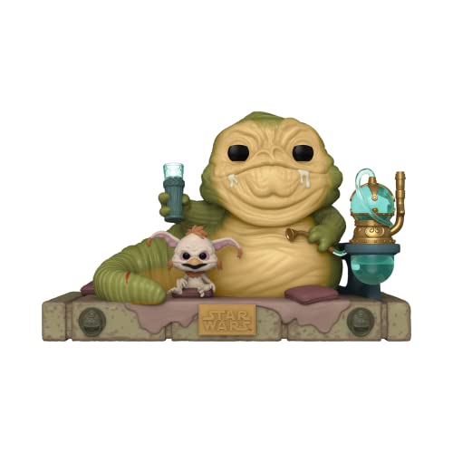 Funko Pop! Movie Moment: Star Wars - Return of The Jedi 40th Anniversary, Jabba The Hutt & Salacious B. Crumb, Multicolor