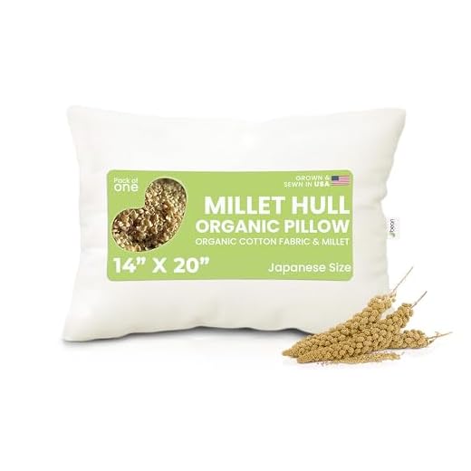 Organic Millet Bed Pillow for Sleep