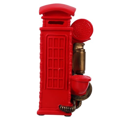 OUNONA Antique Rotary Dial Phone Model Classic Ornament for Home Decor Retro Style Display Unique Craftsmanship and Retro Inspiration