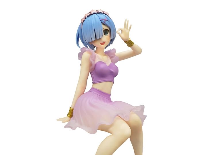 Furyu RE Zero Rem Twinkle Party Statuette PVC Noodle Stopper 14 cm, Multicoloured - Image 2