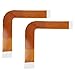 Qinlorgon Cavo a Nastro per PS2 Slim, 2 Pezzi 7W Pickup Lente Laser a Nastro Piatto Flex Cable Parte di Riparazione per PS2