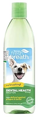 Tropiclean Dog Breath Freshener - Oral Care Water Additive for Dogs, Pets, Cats I No Brushing I Fights Plaque & Tartar - 473 ml, original, (Pack of 1)