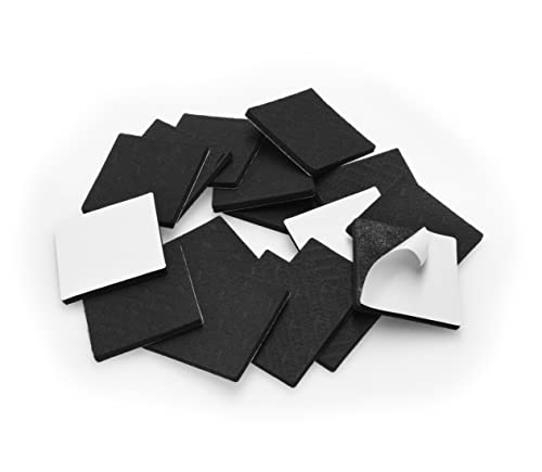 Image of Slipstick GorillaPads Non Slip Furniture Pads /Gripper Feet Floor Protectors (Set of 16) Premium 2 Inch Square Self Adhesive Rubber Pads for Furniture Legs, Black, CB153-16