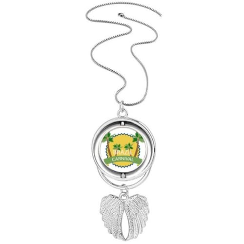 Collier ailes d'ange rotatif pour le carnaval du Brésil et les soirées déguisées