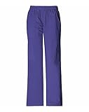 Cherokee Women's Workwear Scrubs Core Stretch Pull-On Cargo Pant, Grape, Medium