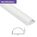 D-Line 1M5025W Canaleta, Blanco, 1 Metro