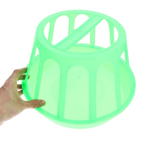 Comedero para pollos aves de corral de plastico verde reutilizable pack 2 5