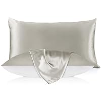 Algopix Similar Product 1 - LILYSILK 19mm Silk Pillowcase for Hair