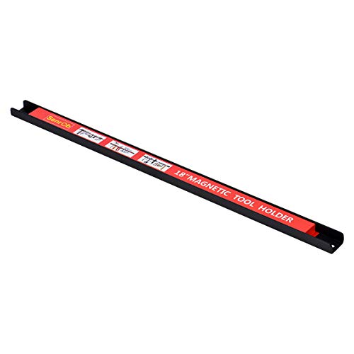 Magnetic-Tool-Holder-18-Inch-8-Pack-Heavy-Duty-Magnet-Tool-Bar-Strip-Rack-Wall-Mount-Red