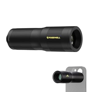 Freewell 6X Telephoto Lens for Smartphones – 17mm Thread Professional Zoom Lens for iPhone & Samsung