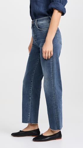7 For All Mankind Women's Cropped Alexa W/Raw Cut Hem4