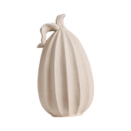 Statue de citrouille artisanale pour décoration de maison et salon créatif
