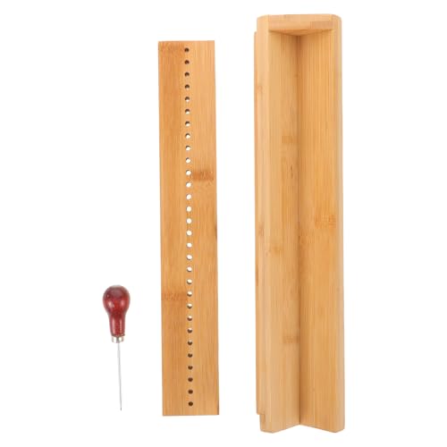 Kit de reliure BESTonZON en bois pour éviter les pages décalées grâce au poinçon précis