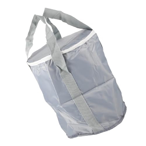 FRCOLOR Bañera para Pies Plegable Grande con Tapa y Cubo Portátil para Remojar Pies y Spa Diseño Resistente y Fácil de Guardar para Uso Doméstico y Viajes Gris