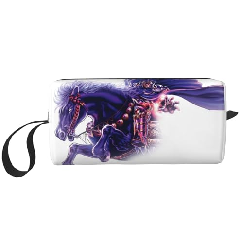 For 北斗の拳(1) 化粧ポーチ メイクボックス 化粧品収納 コスメポーチ 洗面用具 収納ケース トラベルバッグ バニティー 手提げ 便利 大容量 出張 旅行用 自宅用 キャラクター 6*9*20cm