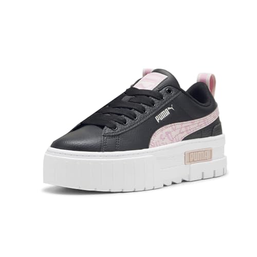 PUMA Kids Girls Mayze Wild Jr Sneakers Shoes Casual - Black - Size 4.5 M2