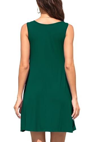 Image of WEACZZY Women Summer Casual Swing T Shirt Dresses Beach Cover up Loose Dress