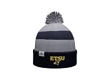 Sport Your Gear East Tennessee State University ETSU Buccaneers Prime Cuffed Fold Over Pom Pom Winter Knit Beanie