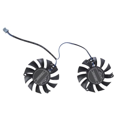 1 Par De Ventiladores VGA Refrigeración Para Tarjeta Gráfica HA5510H12FZ Refrigeradores 2 Pines Y 12V Para Refrigeración Tarjeta Gráfica 1650 4GB OC