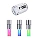 3 Color LED Light Changing Glow Temperature Sensor Shower Stream Water Faucet Tap for Kitchen Bathro​om (23.5mm/0.925in)