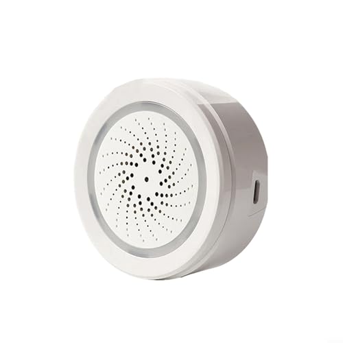 Allarme WiFi, altoparlante incorporato da 100 dB con allarme in plastica stroboscopica visibile