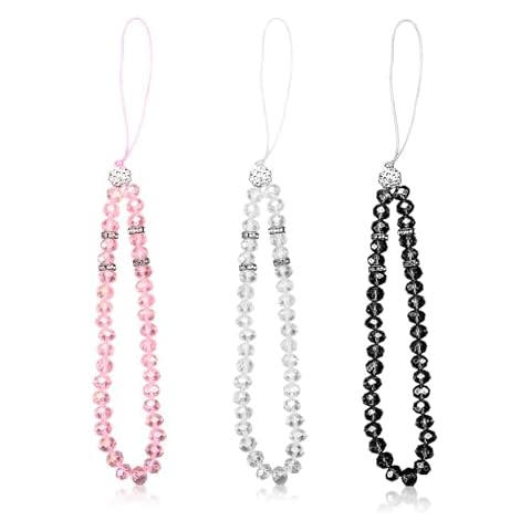 Rumyve 3Pcs Crystal Phone Charms Cover