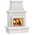 Contractor's Model with Moulding Outdoor Fireplace | American Fyre Designs (Vent Free)