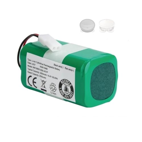 Batteria Di Ricambio, Compatibile Con Bissell EV675, EV775, 2503, 2933, 29339 Aspirapolvere Robot, Modello 1618526 WJ540011WP460011RO(2600mAh)