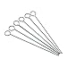 Produktbild Kitchen Craft 6er Set Kebab Spieße, Edelstahl, abgeflachte Seiten, Fleischspieße, 20 cm, KCSKEWER20, Silber