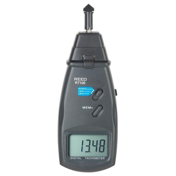REED Instruments, R7100 Contact/Photo Tachometer (Pack of 2 pcs)