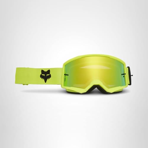 Fox Racing Unisex Main Motocross Dirt Bike Goggle, Fluorescent Yellow Spark, OS