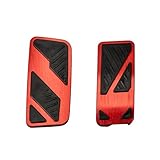 Fußpedal Bremspedal Für Ford Für Ranger T9 2023 2024 Aluminium Legierung Fuß Pedal Gas Kraftstoff Bremspedal Pedal Abdeckung Alternative Installation Autopedal(Red)