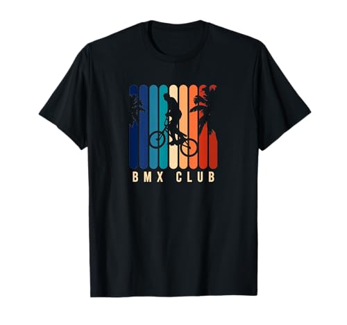 Retro BMX Club Bunny Hop Palmes BMX Rider T-Shirt