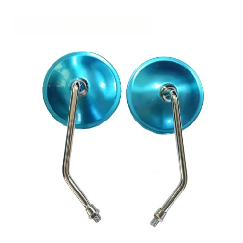 Espejos de moto para Suzuki GN125 GN250 retrovisores de alta resistencia cromados tipo original 4