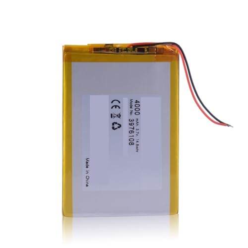 Batería 3976108 de 3,7 V y 4000 mAh recargable de polímero de litio