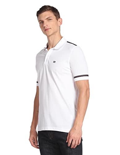 Image of Arrow Sports Men's Solid Regular Fit Polo Shirt