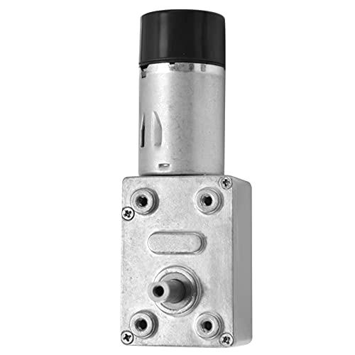 Motor de Engranaje de CC 15 Mm Dispositivo Accionamiento Reducción Velocidad Doble Eje con Codificador JGY-370 DC12V 6RPM (DC12V 66RPM)