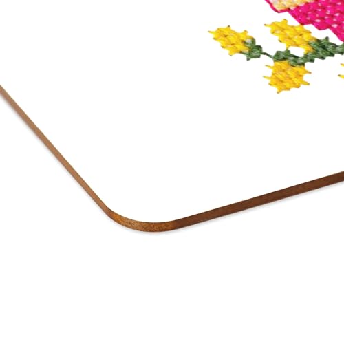 Sets de table œuf broderie pour repas de Pâques et brunch