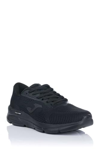 Chaussures de course Joma homme femme baskets de sport en tissu jacquard respirant noir