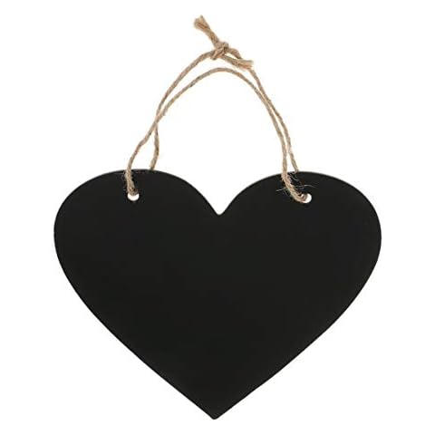 Heart Shaped Chalkboard Sign by BESPORTBLE Cover