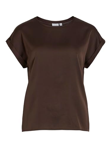 Vila Viellette S/S Satin Top - Noos